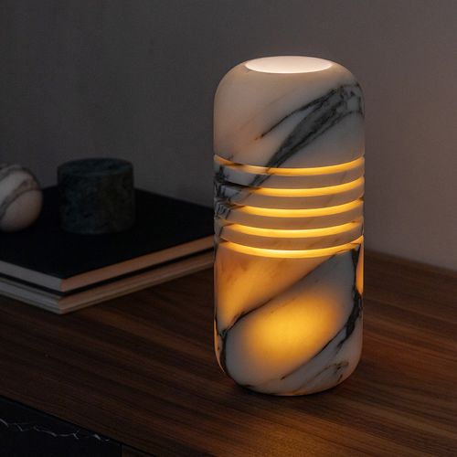 Lampe de table - LUMI S CALACATTA - MAAMI HOME - de bureau / de chevet / en marbre