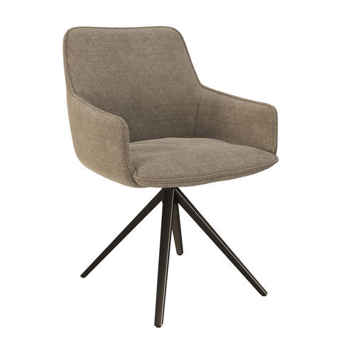 Chaise contemporaine - Amsterdam - AKANTE - d'intérieur / en tissu / avec piètement en acier