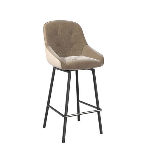 Chaise de bar contemporaine - SAN FRANCISCO - AKANTE - d'intérieur / en tissu / en polyuréthane