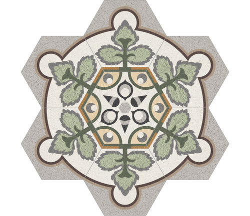 Carrelage en ciment - 01 - Karoistanbul - en pierre naturelle / en grains de marbre / mat