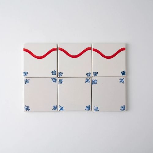 Carrelage en argile - REDLINE SERIES - Karoistanbul - texturé / à relief / d'intérieur