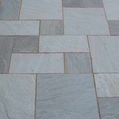 Carrelage en grès - KANDLA GREY - classical natural Stone - en quartz / sablé / brossé
