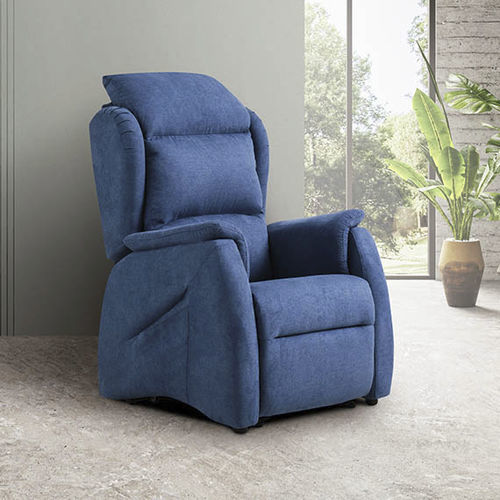 Fauteuil relax contemporain - Nina - Aerre divani - en tissu / avec repose-pieds / inclinable
