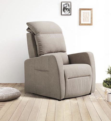 Fauteuil relax contemporain - Diletta - Aerre divani - en tissu / avec repose-pieds / inclinable