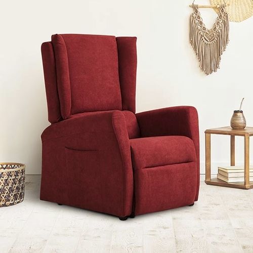 Fauteuil relax contemporain - Gioia - Aerre divani - en tissu / avec repose-pieds / inclinable