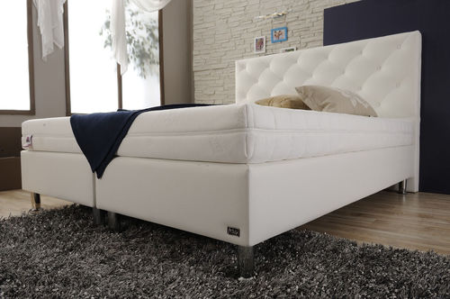 Lit double - VISCOSTAR  - ISBIR - contemporain / tapissé / en tissu
