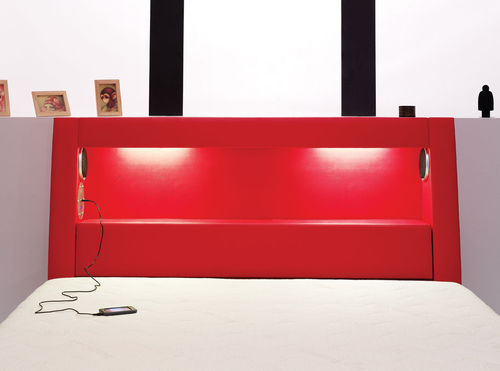 Tête de lit pour lit double - ORFE - ISBIR - contemporaine / en cuir / en tissu