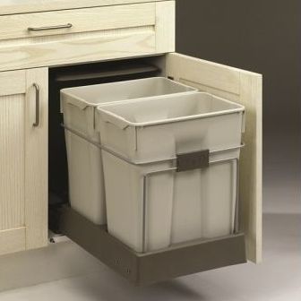 Poubelle de cuisine - Albio 30 - Alveus - de tri sélectif / encastrable / en plastique