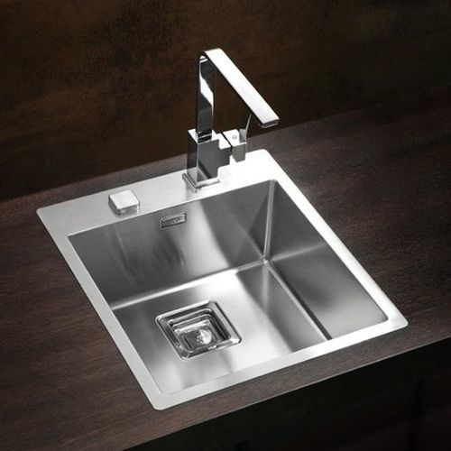 Évier 1 bac - Stylux 10 - Alveus - sans égouttoir / en inox / encastrable
