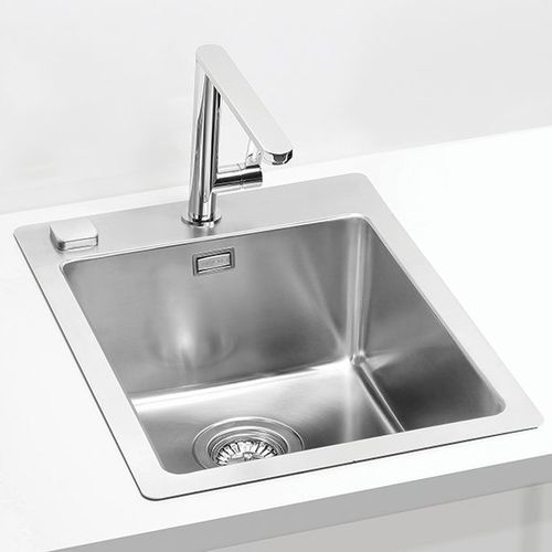 Évier 1 bac - Pure 10 - Alveus - sans égouttoir / en inox / encastrable