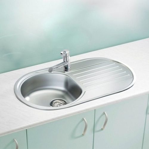 Évier 1 bac - Form 40 - Alveus - avec égouttoir / en inox / encastrable
