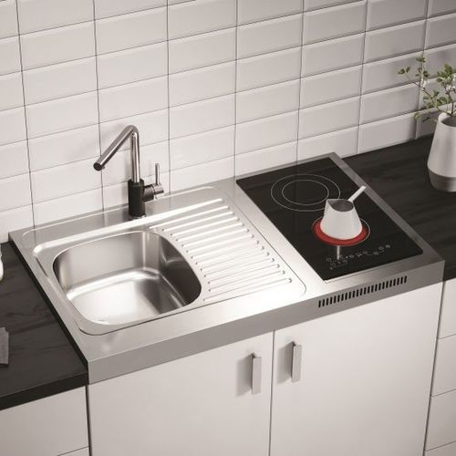 Table de cuisson électrique - Combi Ceral 100 - Alveus - 2 foyers / encastrable / avec commandes tactiles