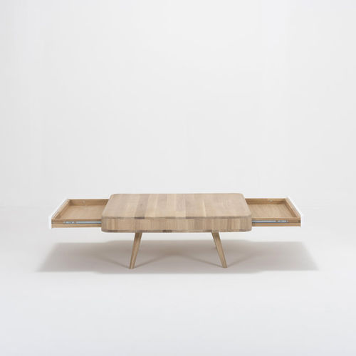 Table basse contemporaine - ENA - Gazzda - en chêne / en MDF / rectangulaire