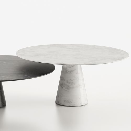 Table à manger contemporaine - IDEE  - Enne - en marbre / ronde / résidentielle