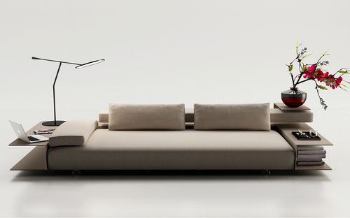 Canapé compact - CODE - Enne - contemporain / en tissu / avec rangement