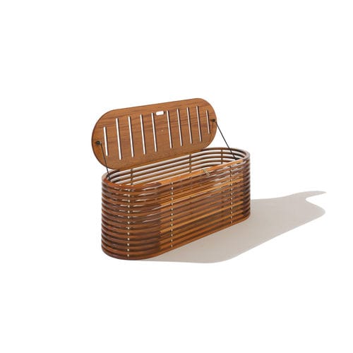 Coffre contemporain - AMALFI - Seora - d'extérieur / en acajou