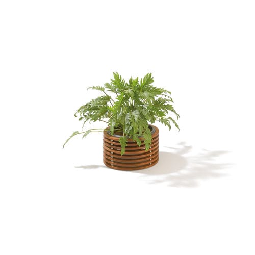 Jardinière en acajou - OSIANNA - Seora - en plastique / ronde / contemporaine