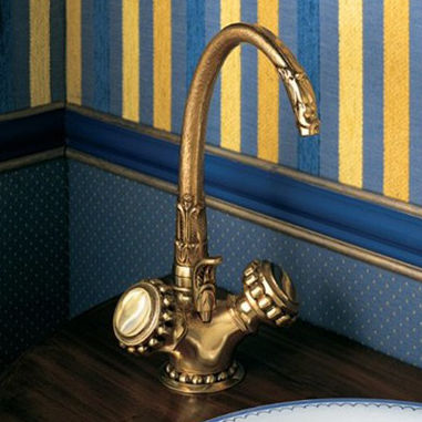 Mélangeur de vasque - 2231 - Herbeau - à poser / en métal / de salle de bain