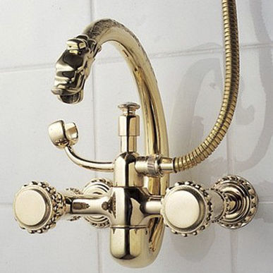 Mélangeur pour douche - 2235 - Herbeau - pour baignoire / mural / en métal