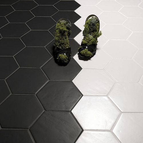 Tomette en céramique - LE CRETE CLASSIC - Valmori Ceramica Design - d'intérieur / de salle de bain / de salon