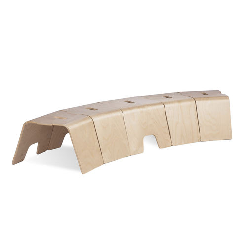 Banc contemporain - Moose - Tarmeko LPD - en bois / sans dossier / sans accoudoirs