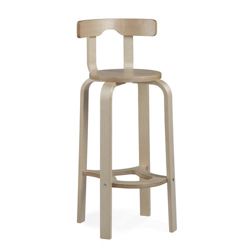 Chaise de bar contemporaine - Classical - Tarmeko LPD - pour salon / en bois / avec piètement en bois