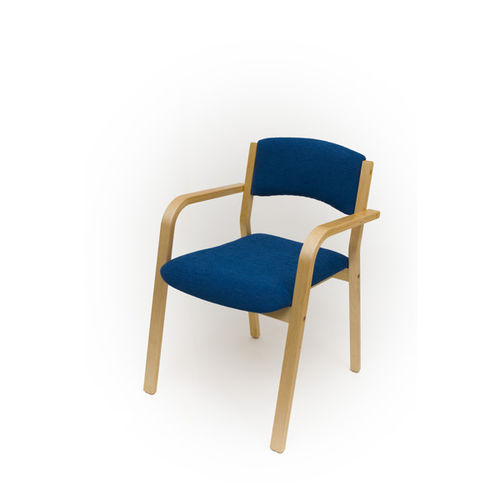 Chaise contemporaine - Martin - Tarmeko LPD - d'intérieur / en tissu / en contreplaqué