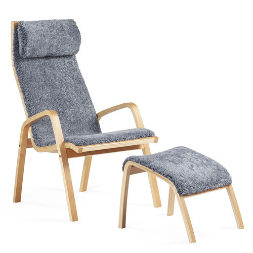 Fauteuil de style scandinave - Goal - Tarmeko LPD - en tissu / en cuir / en peau de mouton