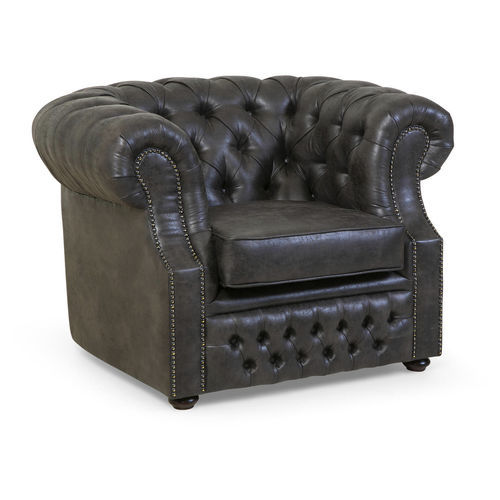 Fauteuil chesterfield - Tarmeko LPD - en tissu / en cuir / tapissé