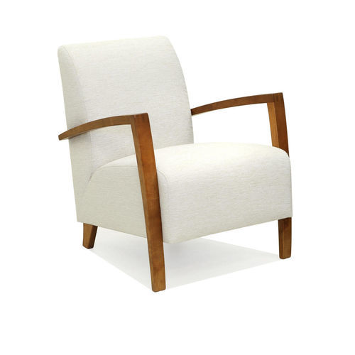 Fauteuil contemporain - Ben - Tarmeko LPD - en tissu / en cuir / en bois