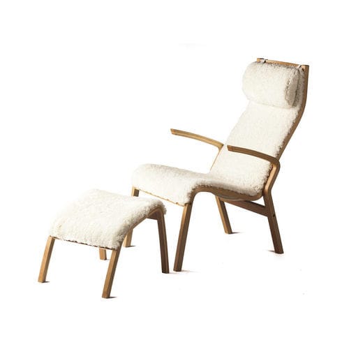 Fauteuil design scandinave - Zürich - Tarmeko LPD - en tissu / en cuir / en peau de mouton
