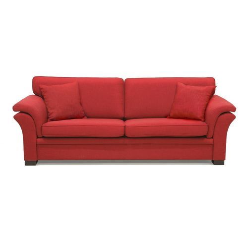 Canapé contemporain - Dallas - Tarmeko LPD - en tissu / en cuir / rouge