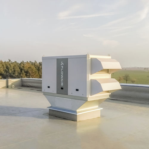 Unité de ventilation industrielle - CUBE R8 - flowair - compacte / avec hotte intégrée / thermodynamique
