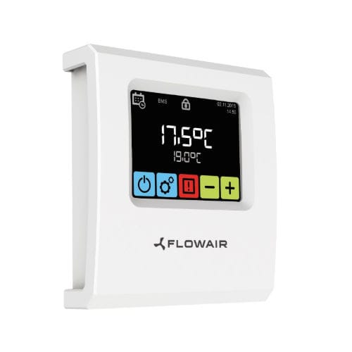 Tableau de commande pour système de ventilation - T-BOX - flowair - mural / professionnel / à écran tactile