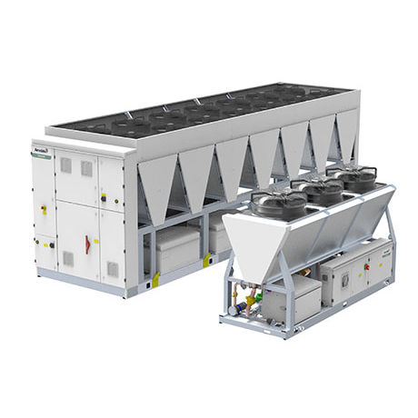 Groupe d'eau glacée à condensation par air - TURBOCHILL™  - Airedale International Air Conditioning - au sol / free cooling / pour chambre froide