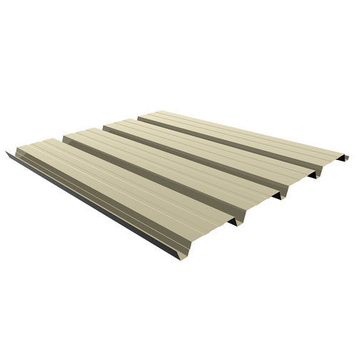 Tôle métallique pour façade - 5-RIB - Panelais - nervurée / en acier galvanisé / 3D