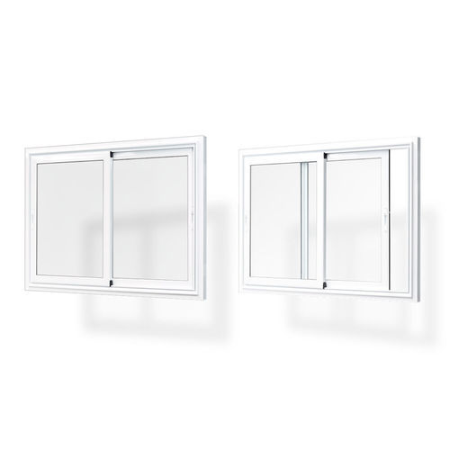 Fenêtre en verre - E65  - Panelais - aluminium / coulissante / 2 vantaux