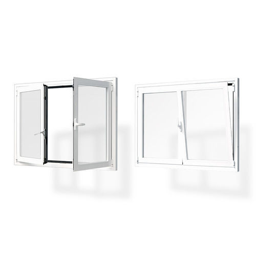 Fenêtre en aluminium - SERIE S-5020 ALU - Panelais - en verre / basculante / fixe