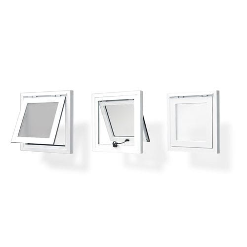 Fenêtre aluminium - SERIE S-4020 ALU - Panelais - en verre / battante / 1 vantail