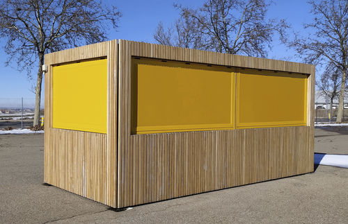 Kiosque commercial - Panelais - de restauration / d'extérieur / en bois