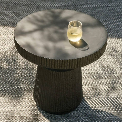 Table d'appoint contemporaine - BOYDEN - Arteriors Home - en composite / avec piètement en composite / ronde