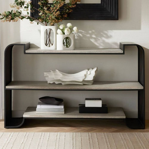 Étagère basse - EPTON - Arteriors Home - contemporaine / en bois / en fer