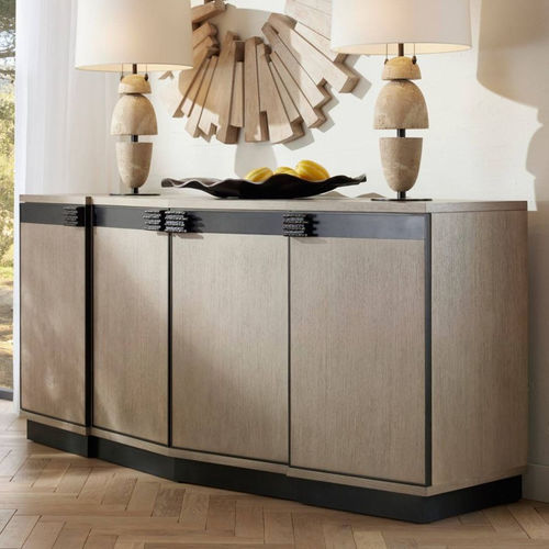Buffet contemporain - CYRUS - Arteriors Home - en chêne / en fer / à portes battantes