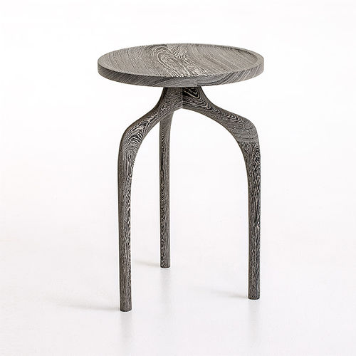 Table d'appoint design organique - POWELL - CASTE - en noyer / en wengé / en chêne blanc