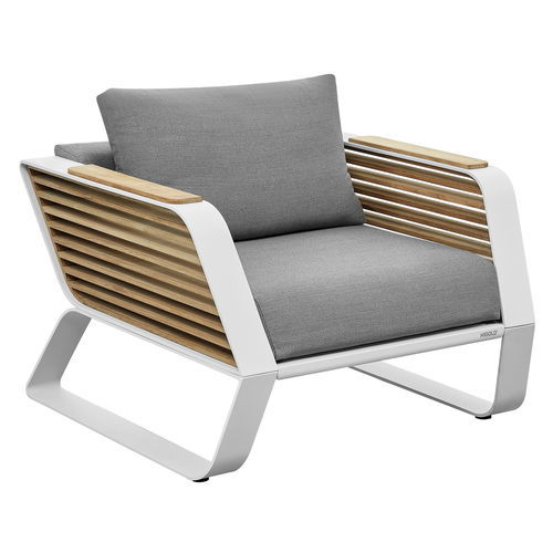 Fauteuil contemporain - WING - Higold - en Sunbrella® / en aluminium / à coussins