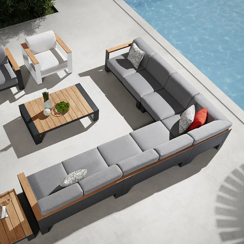 Canapé modulable - CAMBUSA - Higold - d'angle / contemporain / d'extérieur