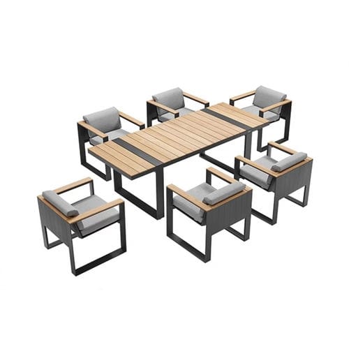 Chaise de salle à manger contemporaine - CAMBUSA - Higold - d'extérieur / en tissu / avec piètement en aluminium