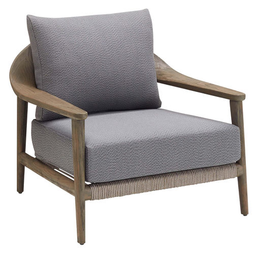 Fauteuil contemporain - LEO - Higold - en Sunbrella® / en bois / en corde