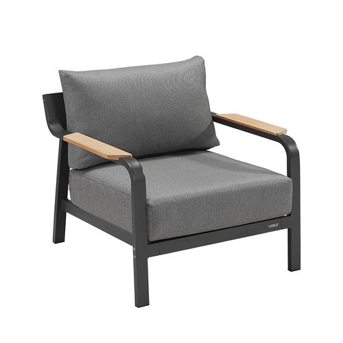 Fauteuil contemporain - VISCONTI - Higold - en Sunbrella® / en aluminium / avec coussin amovible