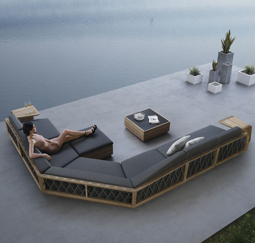 Canapé modulable - ARMONIA - Higold - contemporain / d'extérieur / en Sunbrella®